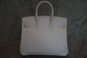 HERMES BIRKIN 25 Personal order Epsom leather White □R刻印 Hand bag 600100017