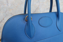 將圖片載入圖庫檢視器 HERMES／エルメス ボリード35 クシュベル ブルーフランス 〇X刻印 ショルダーバッグ 700030069
