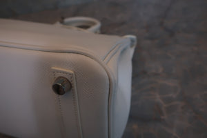 HERMES BIRKIN 25 Personal order Epsom leather White □R刻印 Hand bag 600100017