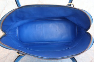 HERMES／エルメス ボリード35 クシュベル ブルーフランス 〇X刻印 ショルダーバッグ 700030069