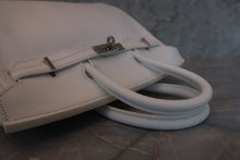 将图片加载到图库查看器，HERMES BIRKIN 25 Personal order Epsom leather White □R刻印 Hand bag 600100017
