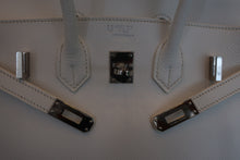 将图片加载到图库查看器，HERMES BIRKIN 25 Personal order Epsom leather White □R刻印 Hand bag 600100017
