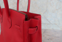 画像をギャラリービューアに読み込む, HERMES／エルメス バーキン30 ヴォーエプソン ルージュカザック T刻印 ハンドバッグ 800070065
