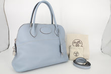画像をギャラリービューアに読み込む, HERMES／エルメス ボリード31 トリヨンクレマンス ブルーリン □Q刻印 ショルダーバッグ 800100096
