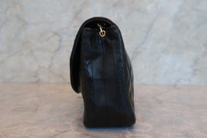 CHANEL/シャネル マトラッセチェーンショルダーバッグ ラムスキン ブラック/ゴールド金具 ショルダーバッグ 700080113