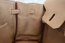 将图片加载到图库查看器，HERMES BIRKIN 25 Swift leather Tabac camel □L刻印 Hand bag 600110021
