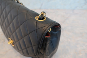 CHANEL/シャネル マトラッセチェーンショルダーバッグ ラムスキン ブラック/ゴールド金具 ショルダーバッグ 700080113