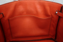 将图片加载到图库查看器，HERMES BIRKIN 25 Lizard Orange □J刻印 Hand bag 600090289
