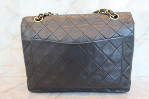 CHANEL/シャネル マトラッセWフラップWチェーンショルダーバッグ ラムスキン ブラック/ゴールド金具 ショルダーバッグ 700070159