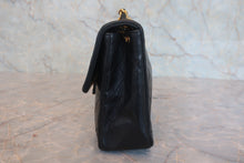 画像をギャラリービューアに読み込む, CHANEL/シャネル ミニマトラッセシングルフラップチェーンショルダーバッグ ラムスキン ブラック/ゴールド金具 ショルダーバッグ 800010121
