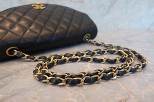 CHANEL/シャネル マトラッセチェーンショルダーバッグ ラムスキン ブラック/ゴールド金具 ショルダーバッグ 700080113
