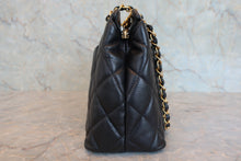 将图片加载到图库查看器，CHANEL/香奈儿 CF 链条包 荔枝皮 Black/Gold hadware(黑色/金色金属) 肩背包 800080192
