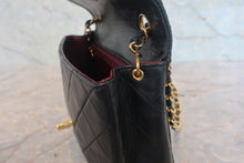 画像をギャラリービューアに読み込む, CHANEL/シャネル ミニマトラッセシングルフラップチェーンショルダーバッグ ラムスキン ブラック/ゴールド金具 ショルダーバッグ 800010121
