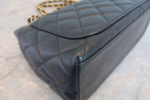 将图片加载到图库查看器，CHANEL/香奈儿 CF 链条包 荔枝皮 Black/Gold hadware(黑色/金色金属) 肩背包 800080192
