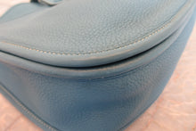 Load image into Gallery viewer, HERMES  EVELYNE 2GM Clemence leather Blue jean □M Engraving Shoulder bag 600120266
