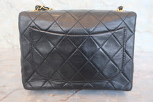 画像をギャラリービューアに読み込む, CHANEL/シャネル ミニマトラッセシングルフラップチェーンショルダーバッグ ラムスキン ブラック/ゴールド金具 ショルダーバッグ 800010173
