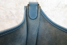 Load image into Gallery viewer, HERMES  EVELYNE 2GM Clemence leather Blue jean □M Engraving Shoulder bag 600120266
