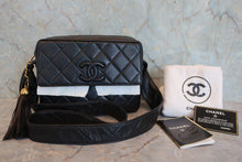 将图片加载到图库查看器，CHANEL/香奈儿 CF 流苏 肩背包 羊皮 Black/Gold hadware(黑色/金色金属) 肩背包 800090068
