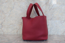 Load image into Gallery viewer, HERMES PICOTIN LOCK PM Clemence leather Ruby T Engraving Hand bag 600110032
