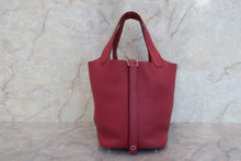 Load image into Gallery viewer, HERMES PICOTIN LOCK PM Clemence leather Ruby T Engraving Hand bag 600110032
