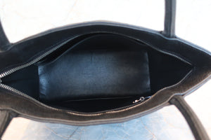 CHANEL/シャネル 復刻トート キャビアスキン ブラック/シルバー金具 トートバッグ 700080197