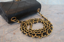 画像をギャラリービューアに読み込む, CHANEL/シャネル ミニマトラッセシングルフラップチェーンショルダーバッグ ラムスキン ブラック/ゴールド金具 ショルダーバッグ 800010173
