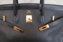 画像をギャラリービューアに読み込む, HERMES／エルメス バーキン40 トゴ ブラック 〇X刻印 ハンドバッグ 700110015
