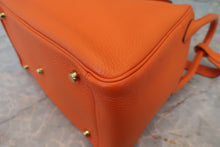 画像をギャラリービューアに読み込む, HERMES／エルメス リンディ30 トリヨンクレマンス オレンジ □O刻印 ショルダーバッグ 800040056
