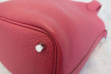 Load image into Gallery viewer, HERMES PICOTIN LOCK PM Clemence leather Ruby T Engraving Hand bag 600110032
