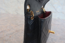 画像をギャラリービューアに読み込む, CHANEL/シャネル ミニマトラッセシングルフラップチェーンショルダーバッグ ラムスキン ブラック/ゴールド金具 ショルダーバッグ 800010173
