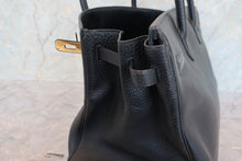 画像をギャラリービューアに読み込む, HERMES／エルメス バーキン40 トゴ ブラック 〇X刻印 ハンドバッグ 700110015
