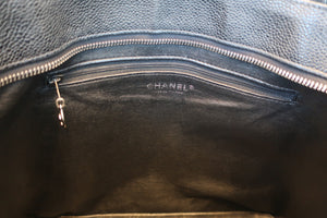 CHANEL/シャネル 復刻トート キャビアスキン ブラック/シルバー金具 トートバッグ 700080197
