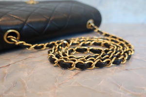 CHANEL/シャネル ダイアナマトラッセチェーンショルダーバッグ ラムスキン ブラック/ゴールド金具 ショルダーバッグ 700070184