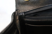 Load image into Gallery viewer, CHANEL Big Matelasse single flap chain shoulder bag Caviar skin Black/Gold hadware Shoulder bag 700100035
