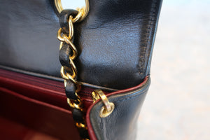 CHANEL/シャネル ダイアナマトラッセチェーンショルダーバッグ ラムスキン ブラック/ゴールド金具 ショルダーバッグ 700070184