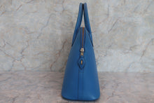 Load image into Gallery viewer, HERMES BOLIDE 35 Graine Couchevel leather Blue france 〇Y Engraving Shoulder bag 600060107

