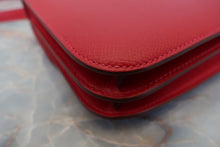 将图片加载到图库查看器，HERMES CONSTANCE3 MINI Epsom leather  Rouge casaque T刻印 Shoulder bag 600100018
