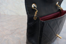 画像をギャラリービューアに読み込む, CHANEL/シャネル ミニマトラッセシングルフラップチェーンショルダーバッグ ラムスキン ブラック/ゴールド金具 ショルダーバッグ 800030042

