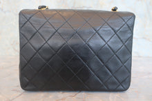 画像をギャラリービューアに読み込む, CHANEL/シャネル ミニマトラッセシングルフラップチェーンショルダーバッグ ラムスキン ブラック/ゴールド金具 ショルダーバッグ 800010156
