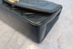 CHANEL/シャネル ダイアナマトラッセチェーンショルダーバッグ ラムスキン ブラック/ゴールド金具 ショルダーバッグ 700080191