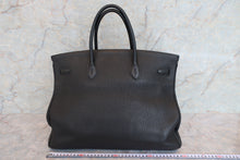 Load image into Gallery viewer, HERMES BIRKIN 40 Togo leather Black □M Engraving Hand bag 600120112
