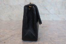 画像をギャラリービューアに読み込む, CHANEL/シャネル ミニマトラッセシングルフラップチェーンショルダーバッグ ラムスキン ブラック/ゴールド金具 ショルダーバッグ 800010156
