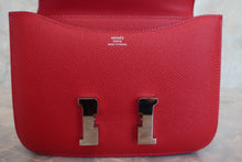 将图片加载到图库查看器，HERMES CONSTANCE3 MINI Epsom leather  Rouge casaque T刻印 Shoulder bag 600100018
