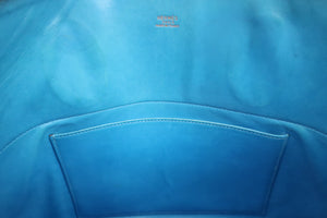 HERMES BOLIDE 35 Graine Couchevel leather Blue france 〇Y刻印 Shoulder bag 600060107