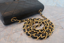 画像をギャラリービューアに読み込む, CHANEL/シャネル ミニマトラッセシングルフラップチェーンショルダーバッグ ラムスキン ブラック/ゴールド金具 ショルダーバッグ 800010156
