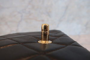 CHANEL/シャネル ダイアナマトラッセチェーンショルダーバッグ ラムスキン ブラック/ゴールド金具 ショルダーバッグ 700080191