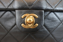 画像をギャラリービューアに読み込む, CHANEL/シャネル ミニマトラッセシングルフラップチェーンショルダーバッグ ラムスキン ブラック/ゴールド金具 ショルダーバッグ 800010156
