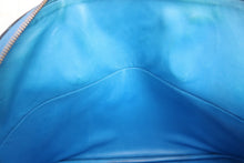 将图片加载到图库查看器，HERMES BOLIDE 35 Graine Couchevel leather Blue france 〇Y刻印 Shoulder bag 600060107
