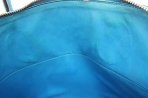 HERMES BOLIDE 35 Graine Couchevel leather Blue france 〇Y Engraving Shoulder bag 600060107