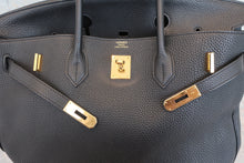 Load image into Gallery viewer, HERMES BIRKIN 40 Togo leather Black □M Engraving Hand bag 600120112
